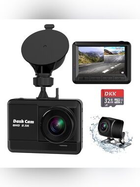 Dual Dash Cam with SD Card (NEW)